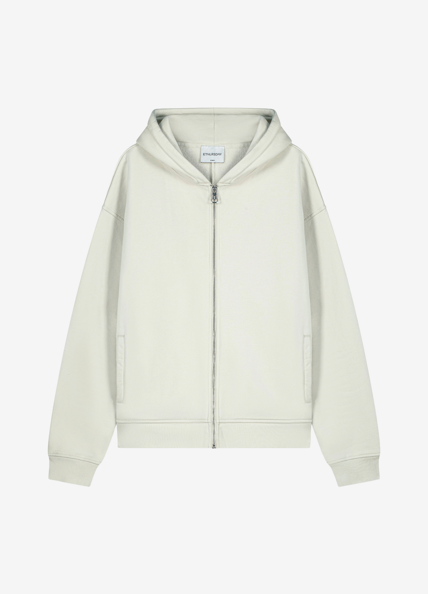 Zipp Hoodie Creamy Off White