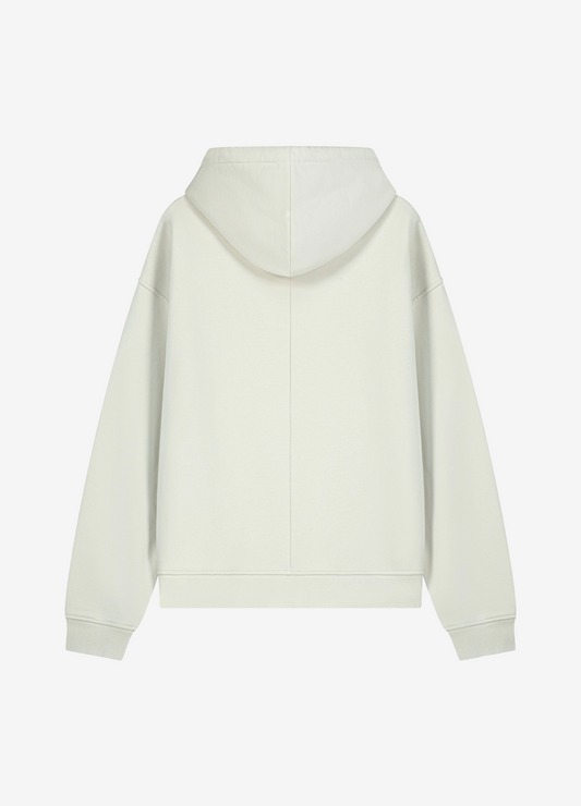Zipp Hoodie Creamy Off White
