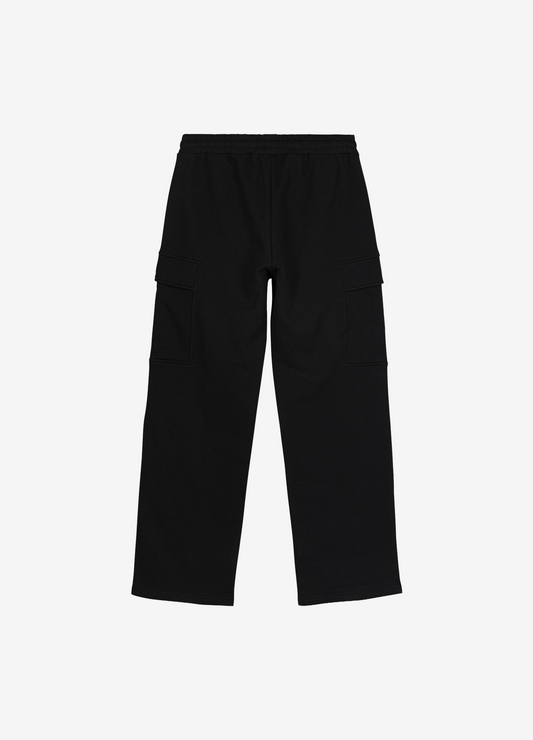 Side Pocket Sweatpants Black
