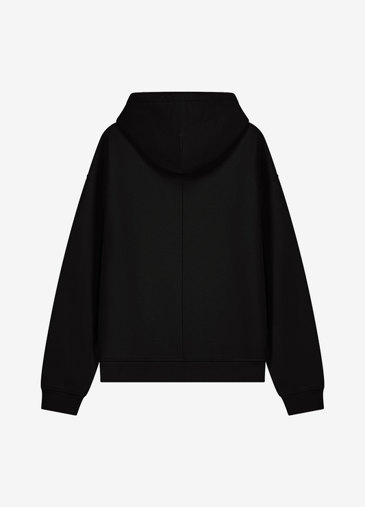 Zipp Hoodie Black