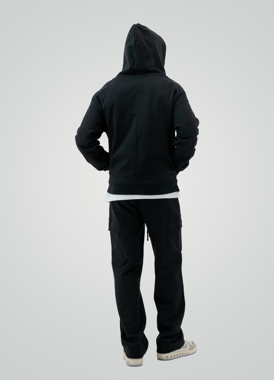 Zipp Hoodie Black