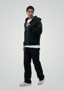 Side Pocket Sweatpants Black