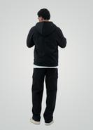 Side Pocket Sweatpants Black